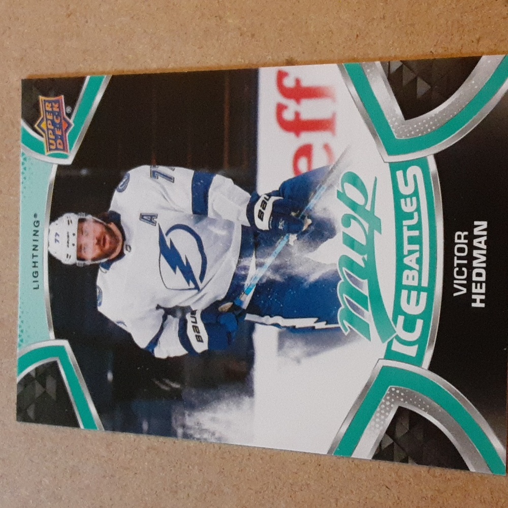 Upper Deck MVP Victor Hedman Tampa Bay Lightning NHL Hockey Trading Cards